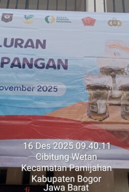 *Pemdes Cibitung Wetan Realisasikan Bantuan Pangan Beras dan minyak kepada 952 KPM 16/12/2025*